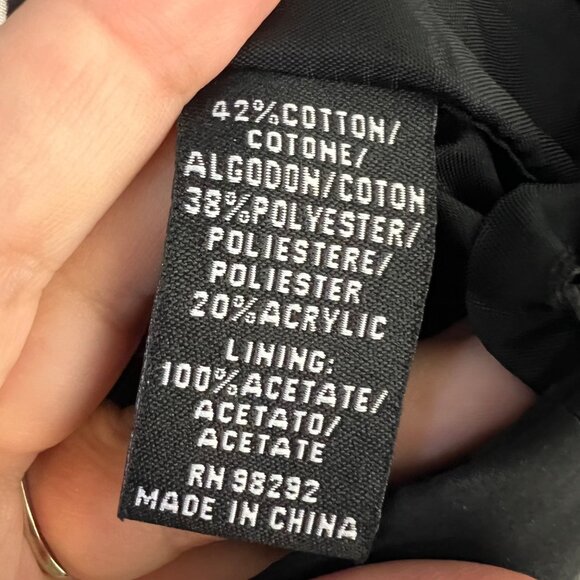 Tibi‎ Black and White Shift Mini Dress Size 4 Geometric Retro Sleeveless - Picture 7 of 9